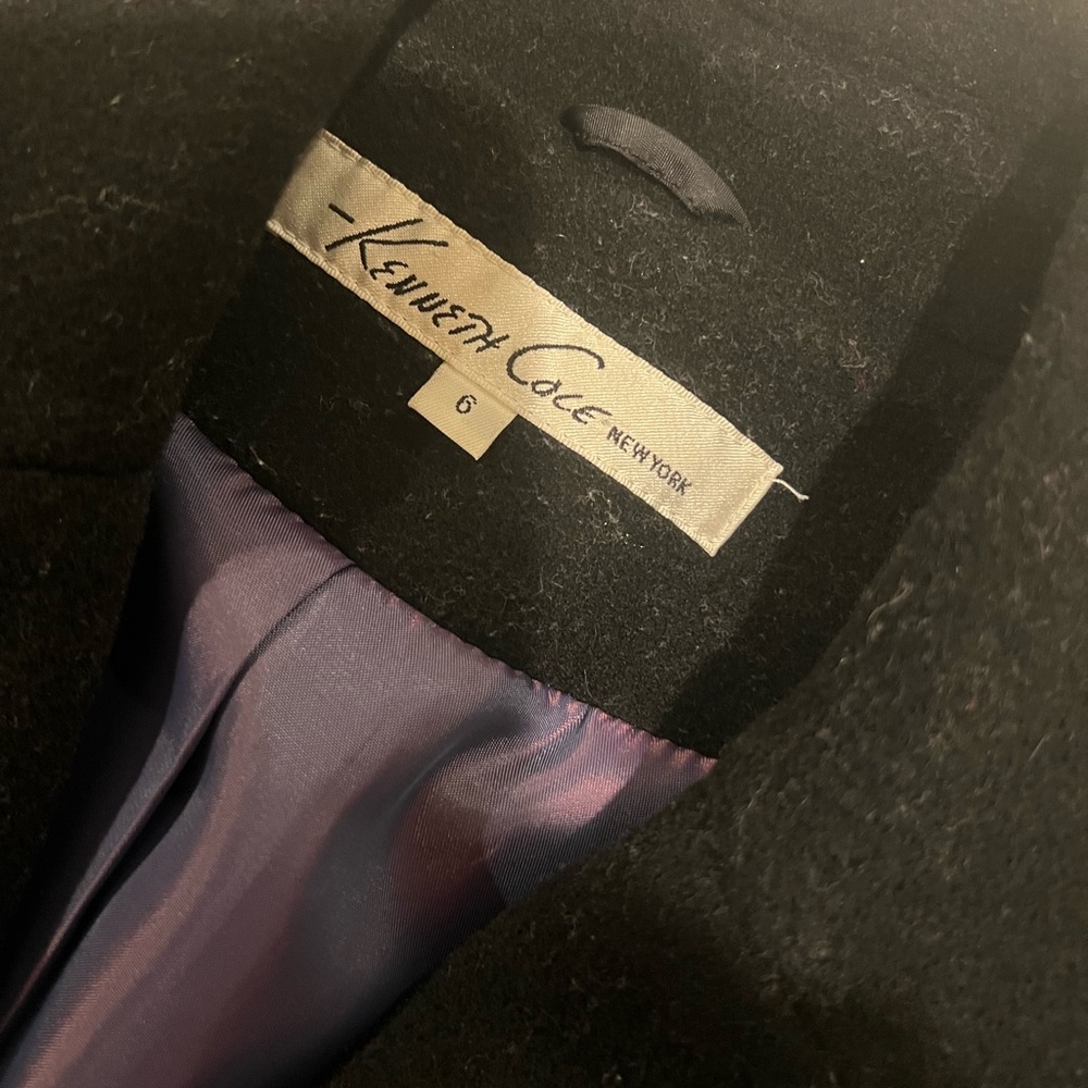 Kenneth Cole NY Wool Coat, size 6 - Picture 3 of 5